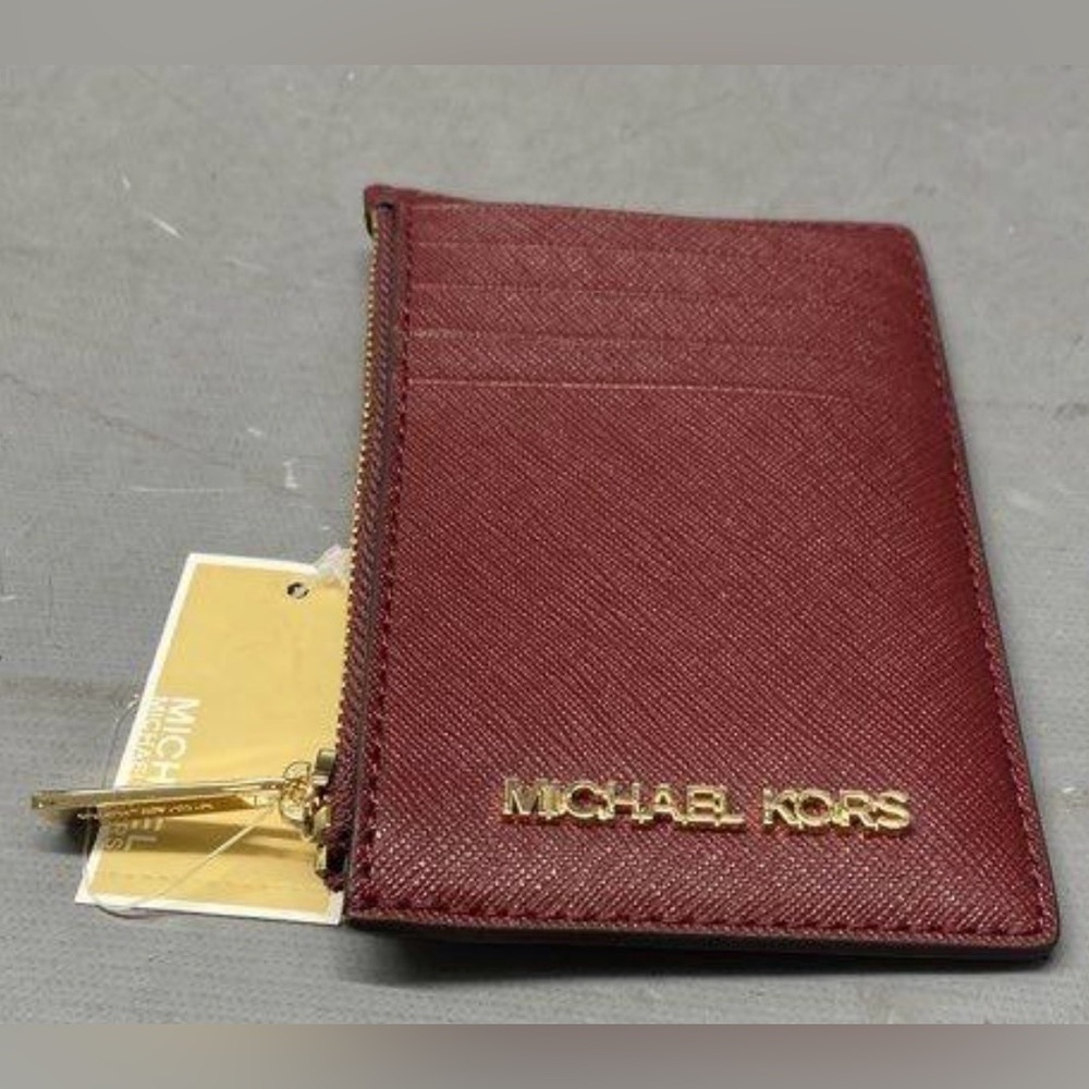 Michael Kors Deep Red Card Holder